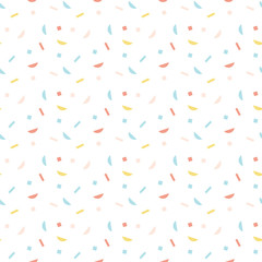 Abstract pattern with confetti