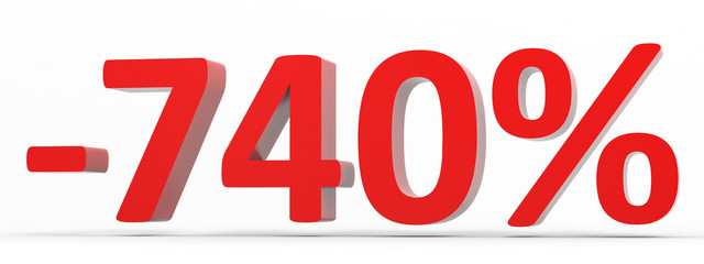 Discount 740 percent off sale.
