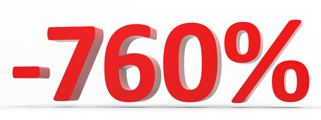 Discount 760 percent off sale.
