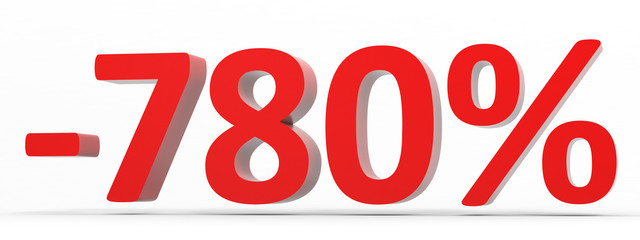 Discount 780 percent off sale.