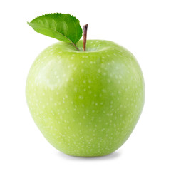 Green apple isolated on white