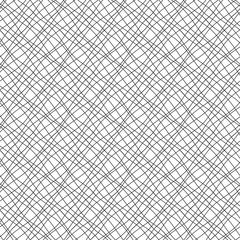 Fototapeta premium Seamless pattern with crossed wavy lines