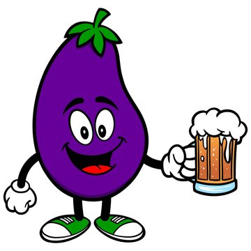 Eggplant with a Beer
