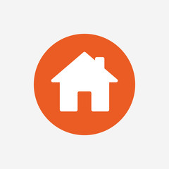 Home sign icon. Main page button. Navigation