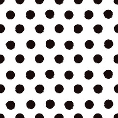 Polka dot seamless pattern
