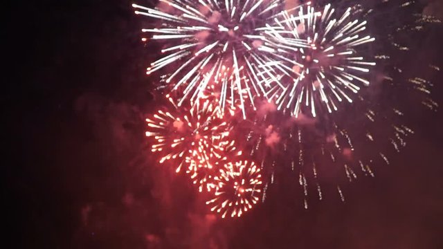 firework on the open sky at night