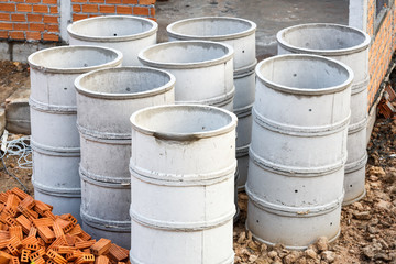 Cement pipe for construction job