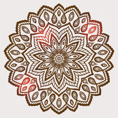 Mandala vector illustration.