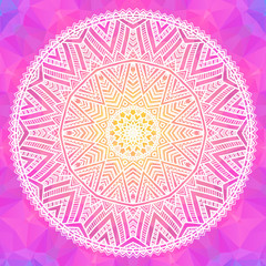 Mandala vector illustration.