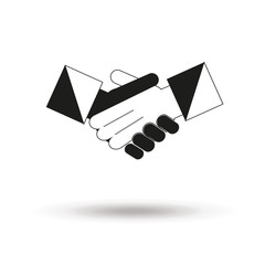 hand gestures in color backdrop