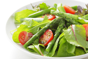 アスパラのサラダ　Green asparagus salad