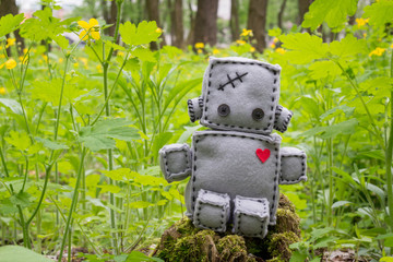  Robot Soft Toy at Green