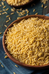 Raw Organic Orzo Pasta