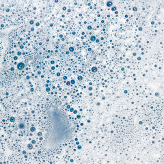 Bubble caused by washing as background