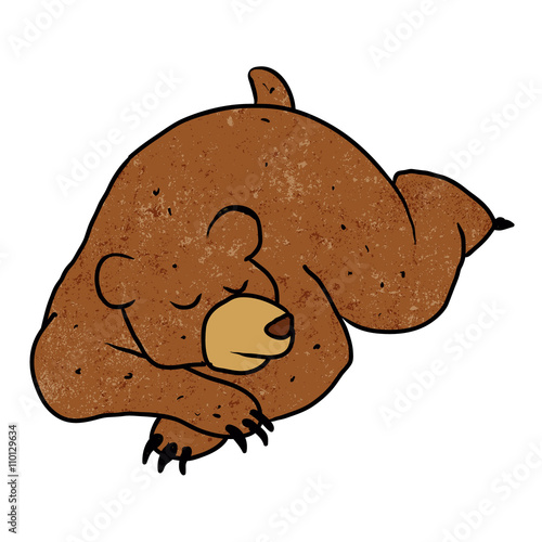 "sleeping bear cartoon" Stock image and royalty-free vector files on