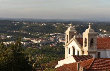 Fototapeta na wymiar Church of Ourem, Beiras region, Portugal
