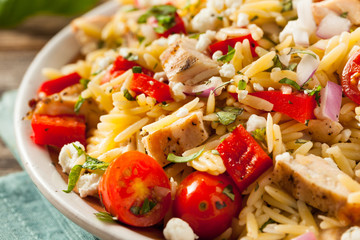 Homemade Chicken Orzo Salad