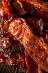Homemade Dried Barbecue Bacon Jerky