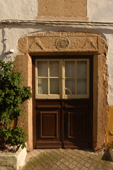 Fototapeta na wymiar Door in Tomar, District of Santarem, Portugal