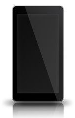 Smart phone isolated on white background.