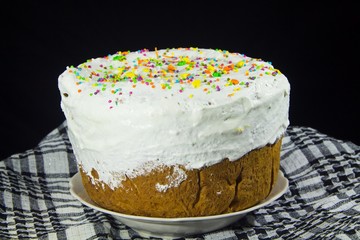  powder on Easter cake