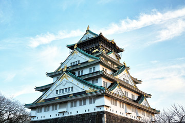 Fototapeta premium 大阪城 天守閣