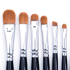 makeup brushes isolated