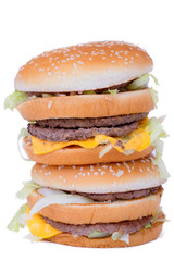 hamburger isolated