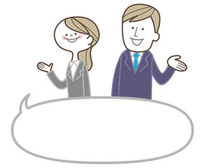 ふきだし　ビジネス