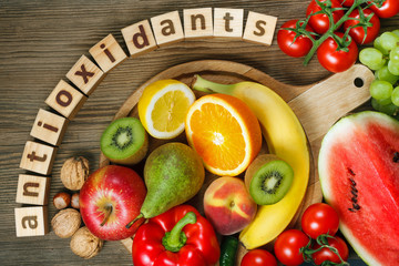 Vitamins in fruits and vegetables