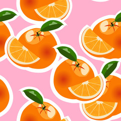 Vector orange pattern