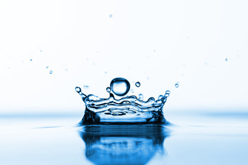 Water wave splash