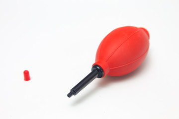 red air blower