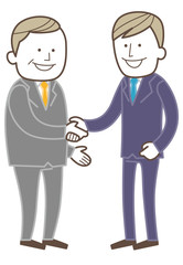 ビジネス　握手