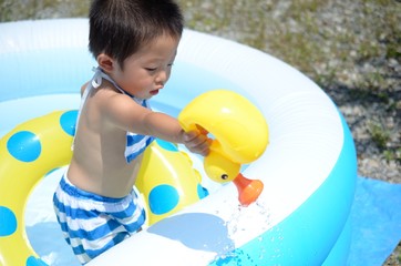 水遊び