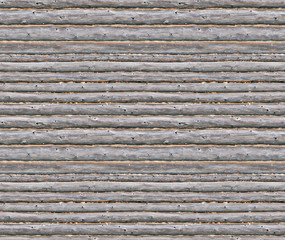 Wooden blockhouse wall seamless background