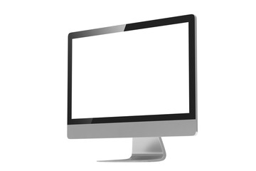 Modern Screen Monitor. 3d rendering.