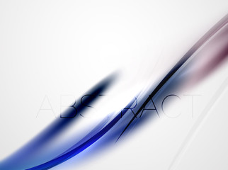 Modern curve stripes template