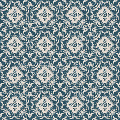 Seamless worn out vintage background 329_round flower kaleidoscope
