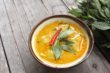 Thai green curry