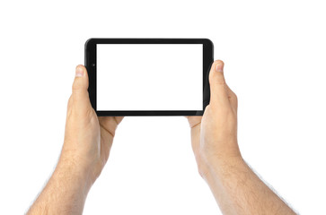 Hand with touchpad pc