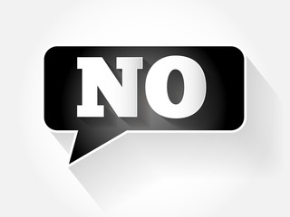NO text message bubble, flat background concept