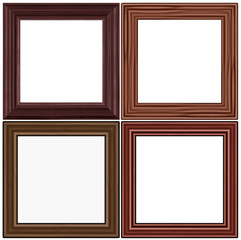 wooden frame. isolated frame. set of frames. Photo Frame. frame set. frame grouping. colored frames. stained frame. decorative frame. retro frame. empty frame. texture frame. picture frame