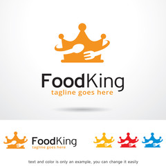 Food King Logo Template Design Vector