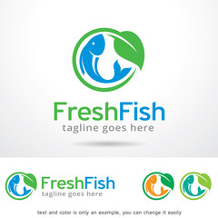Fresh Fish Logo Template Design Vector