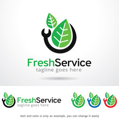 Fresh Service Logo Template Design Vector
