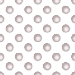 abstract seamless pattern. 3d spheres on a light background