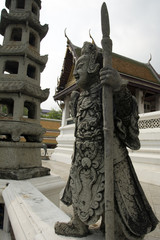 A giant statue of Wat Suthat