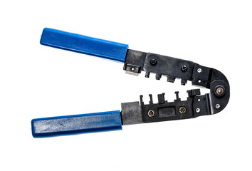 Crimping tool isolated on white background.