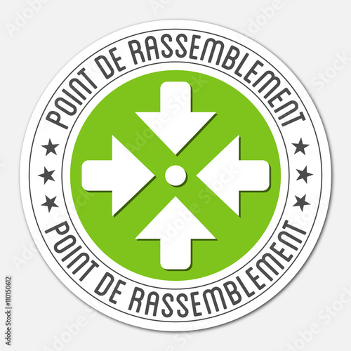 "Logo point de rassemblement." Stock image and royalty ...